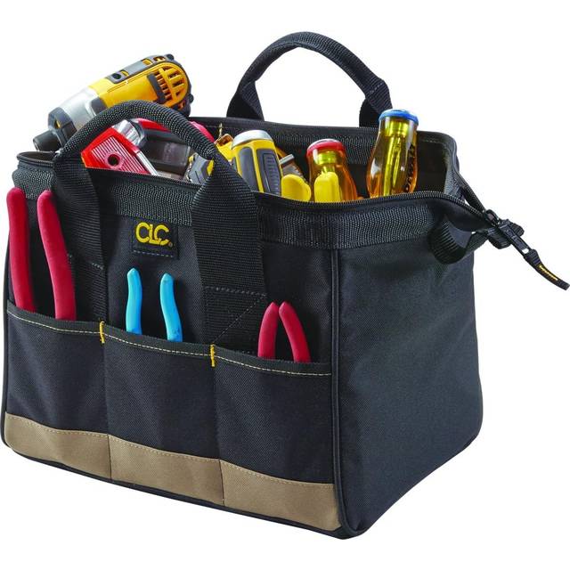Custom Leathercraft1161 12 in. Standard Big Mouth Bag  14 Pocket