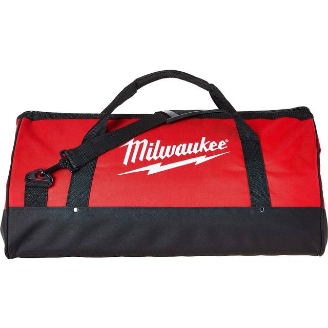 Milwaukee Heavy Duty 23 x 12 x 12 Inch Canvas Tool Bag w/ Shoulder Strap and 6 Interior Pockets