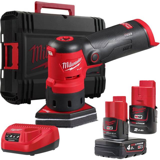 Milwaukee M12FDSS-422X M12 12V Fuel Spot Sander Kit