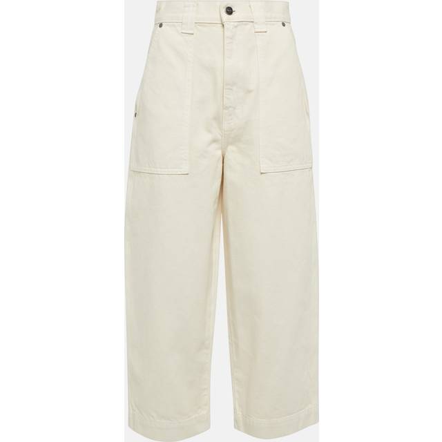 Khaite Hewey high-rise wide-leg jeans - white (32)