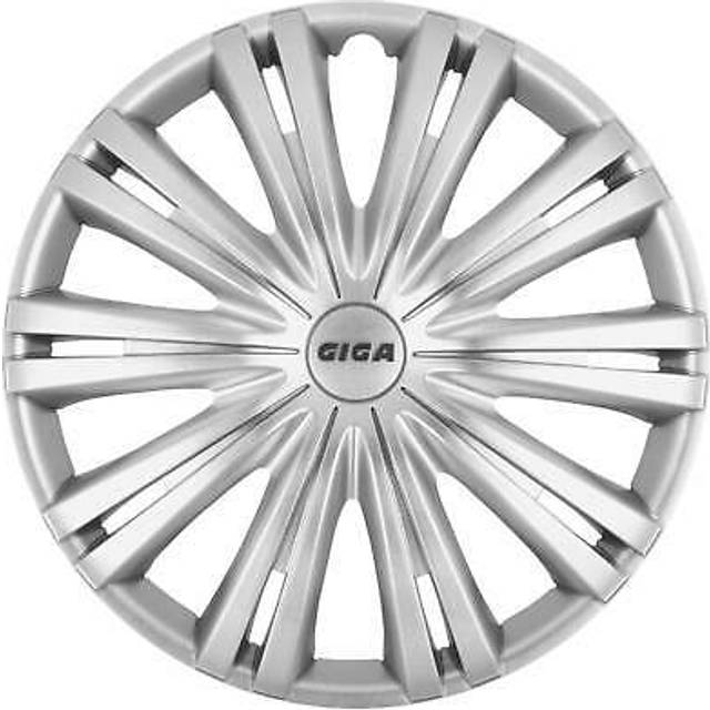 Navkapslar set Giga 16 tum silver