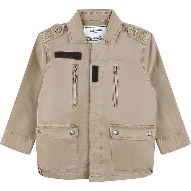 Zadig & Voltaire Jacka - Sand m. Tryck - Zadig & Voltaire - 10 år (140) - Sommarjacka