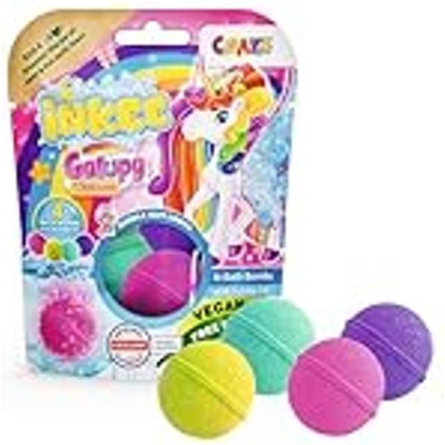 Craze INKEE Unicorn Bath Bomb för barn 4x50 g