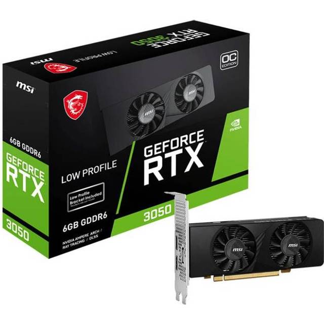MSI GEFORCE RTX 3050 LP 6G OC carte graphique NVIDIA 6 Go GDDR6