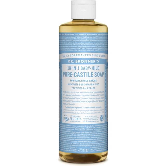 Dr. Bronner&#39;s 18-IN-1 Pure-Castile Magic Soap Baby Unscented 16 fl oz
