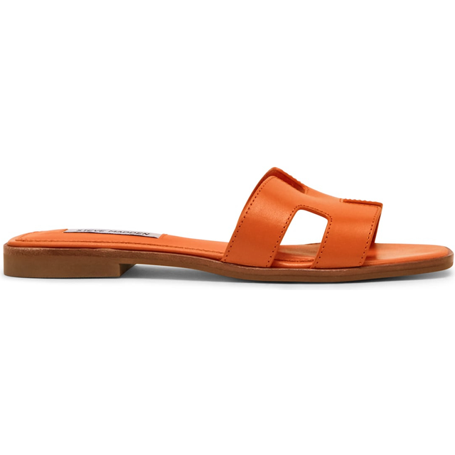Steve Madden kvinnors Hadyn Sandal, Orange läder, 37 EU