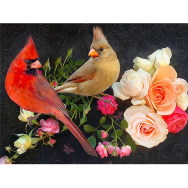 Diamond Painting Bird 5d Diamond Embroidery Sale Diamond Picture of Rhinestones Home Decor Gift 20X30CM