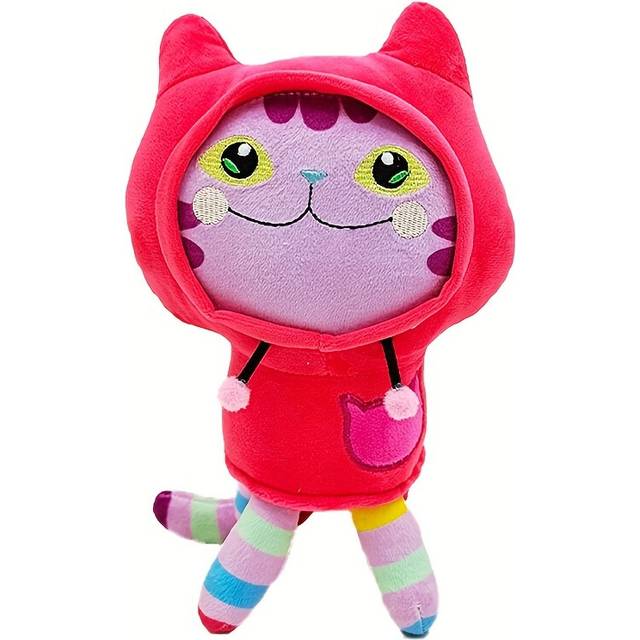 (Red Kitten) Adorable Cartoon Plush Toy Doll - Ideal Birthday/Christmas Present for Kids and Adults
