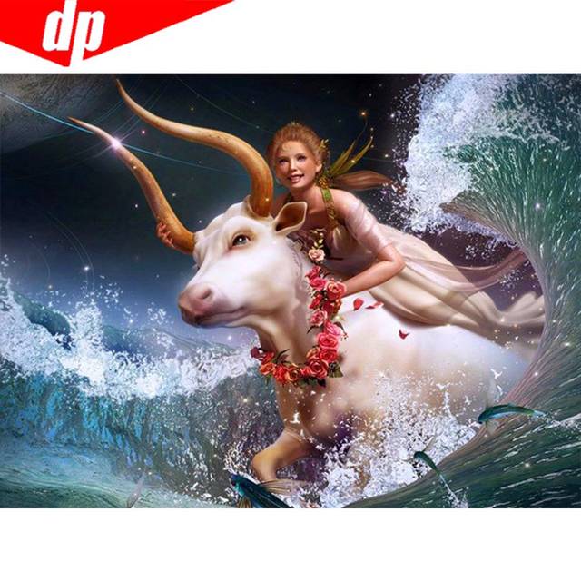 5d Diamond Painting Full Drill Round Animals Diamond Mosaic Sale Girls Diamond Embroidery 20X30