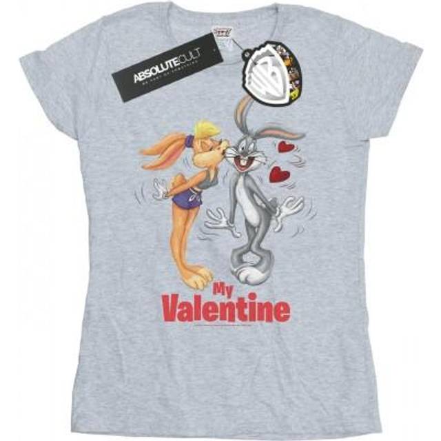 Bugs Bunny And Lola Valentine´s Day Cotton T-Shirt - White