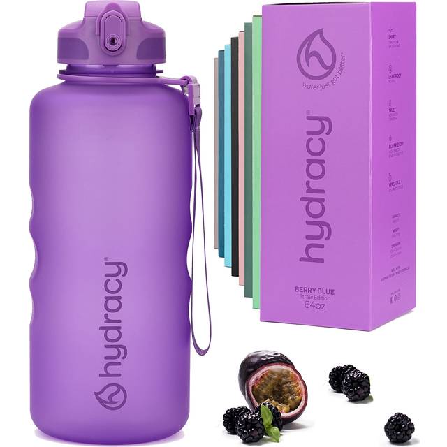 Hydracy 2L Large Water Bottle  Shatterproof  BPA Free Tritan Plastic