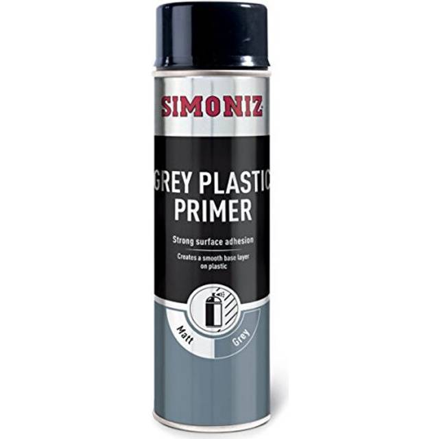 Simoniz Grey Plastic Primer Spray Paint - Grey, Grey