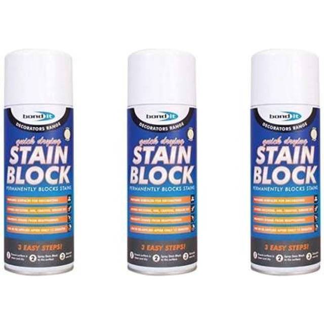 Bond It Stain Block Spray, White Satin BDSB400 (Pack of 3)