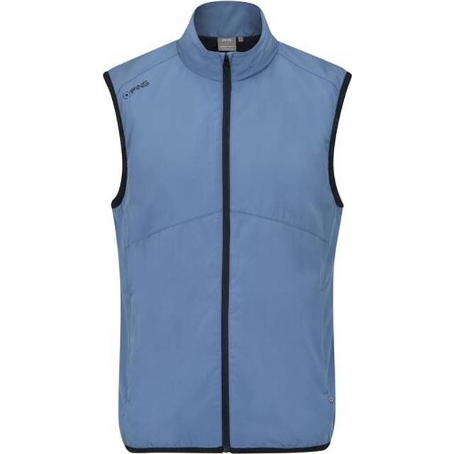Ping Mens Ashbourne Full-Zip Golf Vest - Coronet Blue - P03674-CTB - Medium