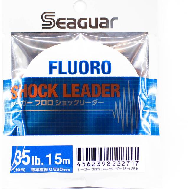 Seaguar Fluorocarbon F Shock Leader Line 15m Size 10-35lb-0.52mm (2717) ren
