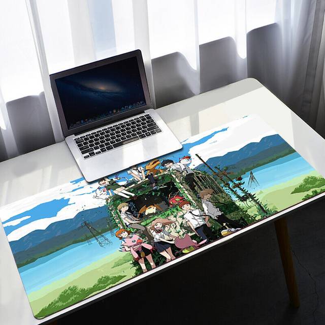 (a-HC005237 300x900x2mm) Mousepad Digimon Pc Gaming Mouse Pad Computer Table Desk Accessories Gamer Cabinet Mats Mat Cute Renamon Keyboard Mause Carpe