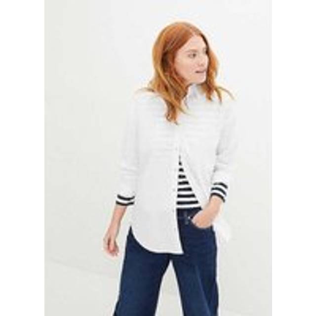 bonprix Baggy Cotton Blouse - White