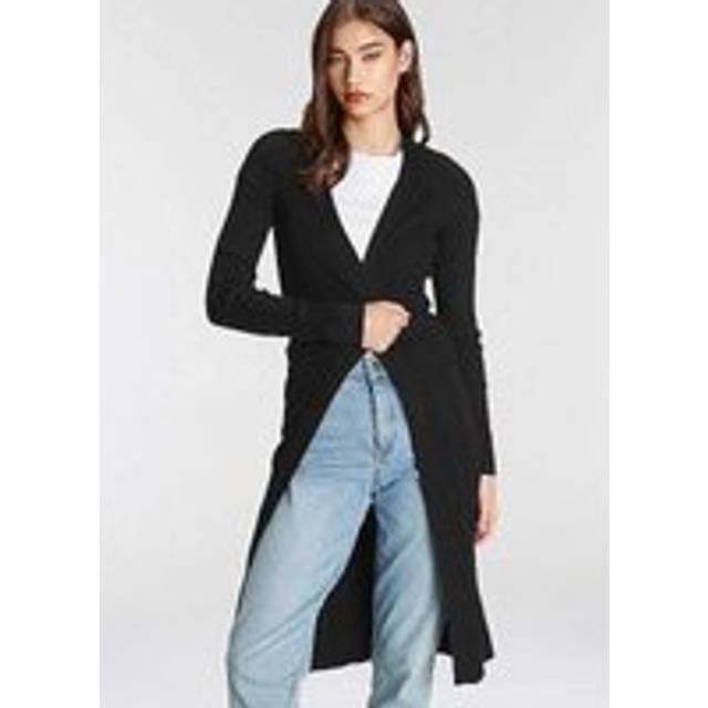 AJC Longline V-Neck Cardigan - Black