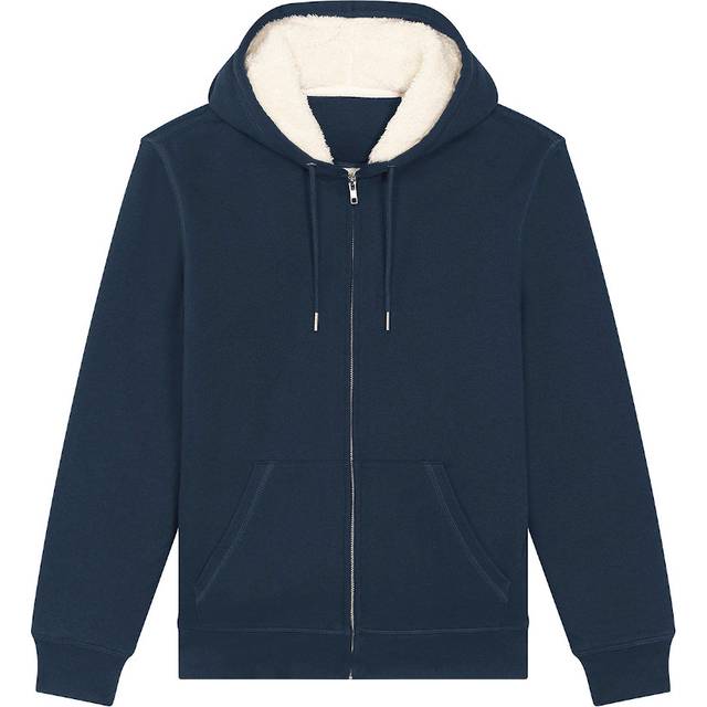 greenT Mens Hygger Sherpa Zip Organic Cotton Sweatshirt XS - Chest 34/36'