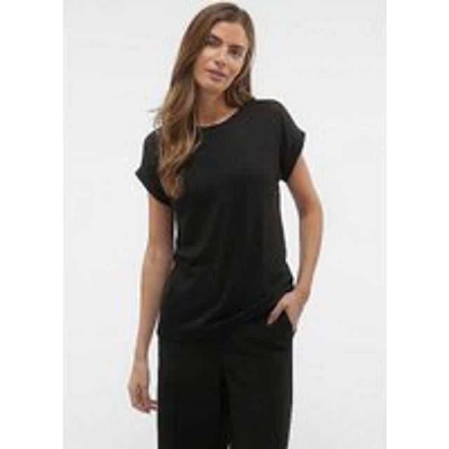 Vero Moda 'Brianna' Short Sleeve Jumper - Black