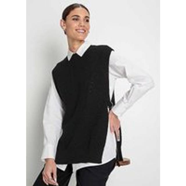 Hechter Paris Sleeveless Buckle Jumper - Black