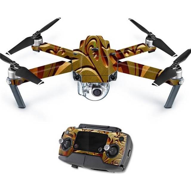 MightySkins DJMAVPRO-Mosaic Gold Skin Decal Wrap for DJI Mavic Pro Quadcopter Drone Cover Sticker - Mosaic Gold