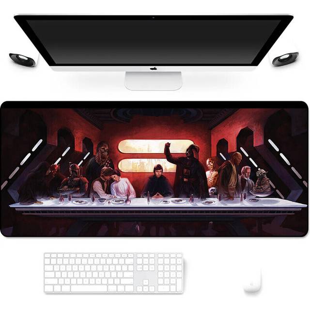 (a-LMP-012 180x220x2mm) Disney Starwars HD Printing Mouse Pad Computer Pc Gamer Complete Hot Large Desk Pads Computer Lock Edge Keyboard Mat Gifts