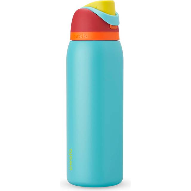 Owala FreeSip Insulated Stainless Steel Water Bottle with Straw for Sports  Travel  and School BPA-Free Sports Water Bottle  40 oz  Summer Sweetness