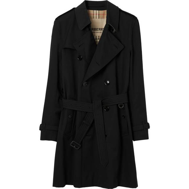 HERITAGE KENSINGTON MEDIUM TRENCH COAT WITH BELT - Burberry - Man - Black (52)