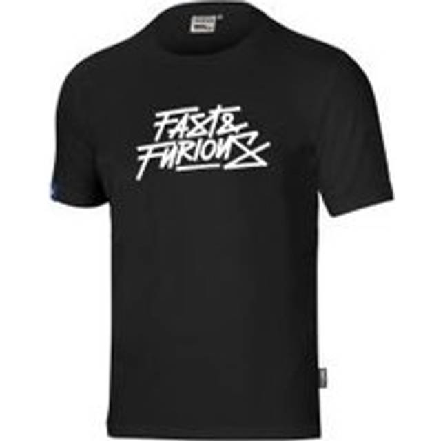 Sparco Fast & Furious Black And White T-Shirt - XL