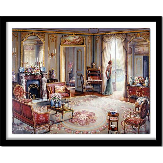 Full Scenery Diamond Embroidery Kits Crystal Drawing Bedroom Decor Diamond Painting Cross Stitch 20X30CM