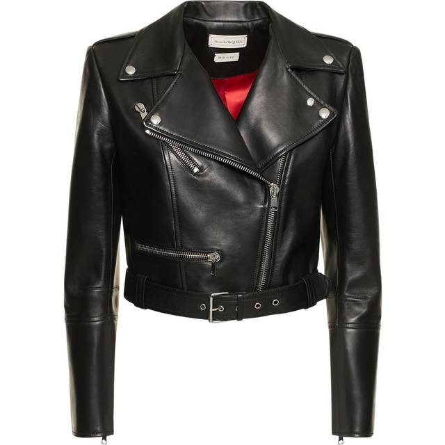 Leather Jacket - Black (40 - 42 - 44 - 46 - 48 - 36 - 38)