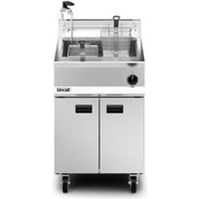 Lincat Opus 800 Single Tank Twin Basket Free Standing Propane Gas Filtration Fryer OG8107/OP