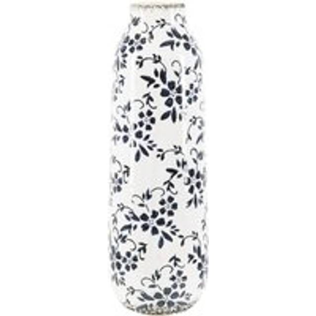 Flower Vase MULAI Stoneware 35 cm White