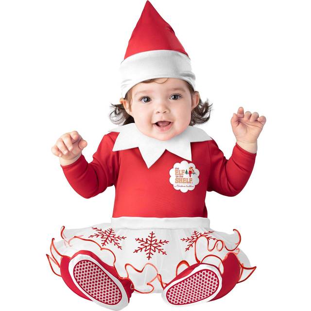Elf on the Shelf Girl's Infant Costume | Elf on the Shelf Costumes - Red&#47;White (6/12mo)