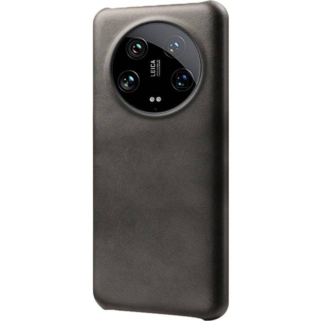 EIDERWOOD Xiaomi 14 Ultra Konstläder Skal - Svart