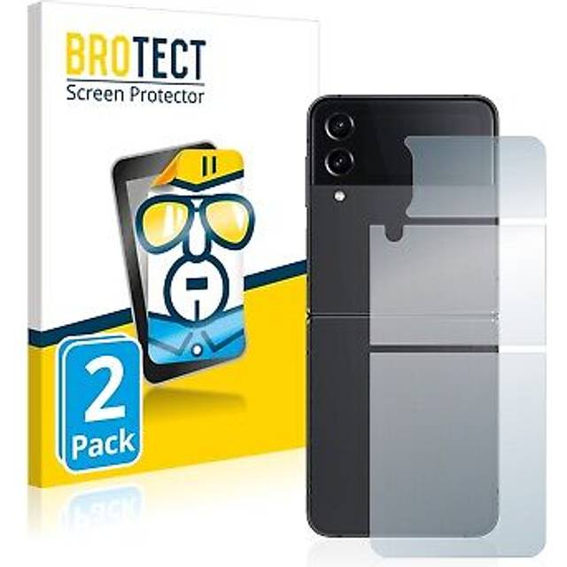 2x screen protector for samsung galaxy z flip 4 (back) clear protection film