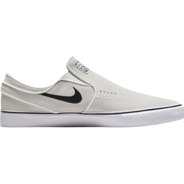Nike SB Janoski+ Slip Skate Shoes - White - 4