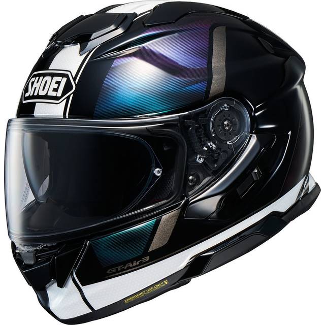 Shoei GT-Air 3 Graphic Motorcycle Helmet - Medium (57-58cm) - Scenario TC5, Black/blue/white