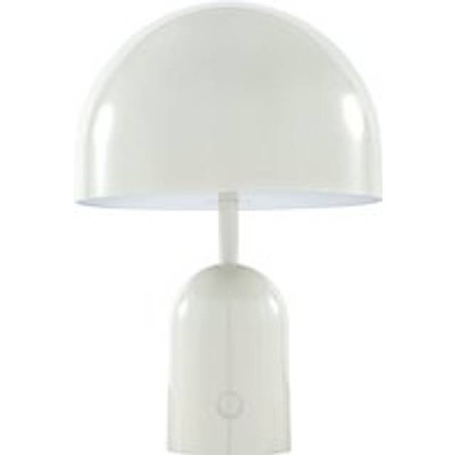 Tom Dixon - Bell LED Table Lamp with Battery - grau/LxBxH 19x19x28cm/LED 3W/3000K/160lm/CRI>90/dimmbar/mit USB-A Kabel - grey (28.0 x 19.0 x 19.0cm)
