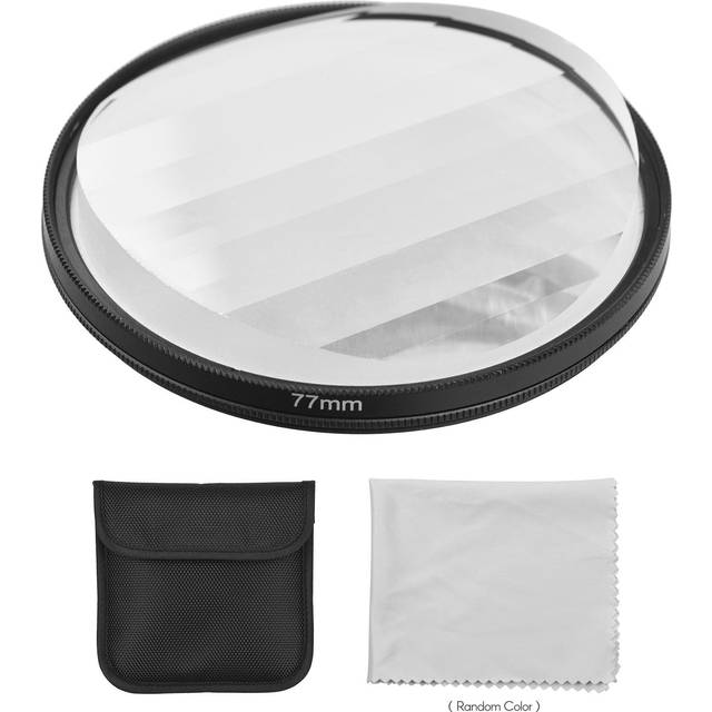 77mm Linear Glass Prism Lens Filter Professional Kaleidoscope Lens Filter Photography Accessory for
