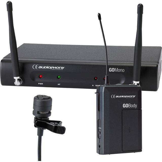 Audiophony PACK GO-LAVA-F5 Wireless Lavalier Microphone System (514-542 Mhz)