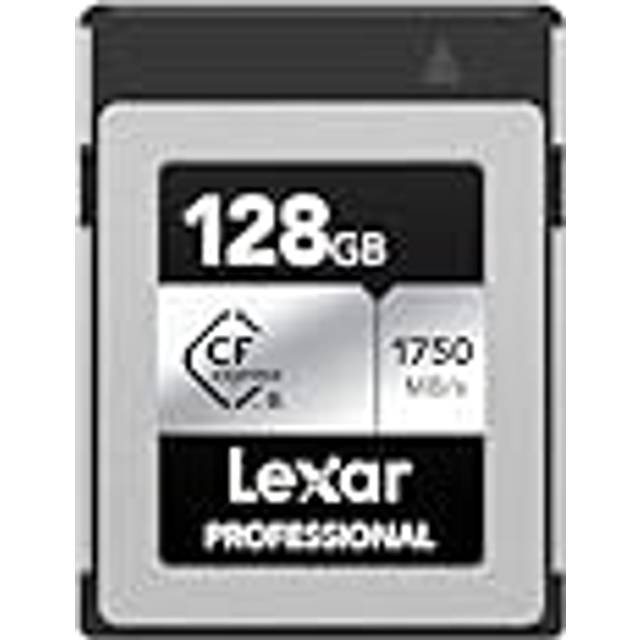 Professional SILVER Series 128GB CFexpress Card, Type B CFe Card up to 1750MB/s Read, CF Card Adopt PCIe Gen3x2, CF Memory Card Compatible with DSLR,