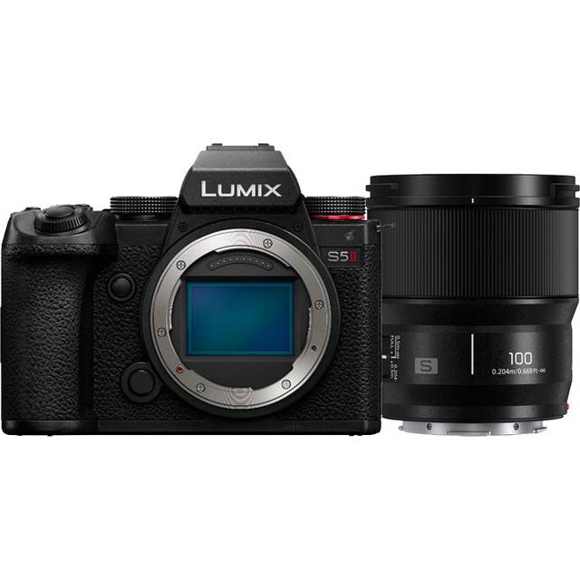 Panasonic Lumix S5 II X Camera with S 100mm f/2.8 Macro Lens Kit