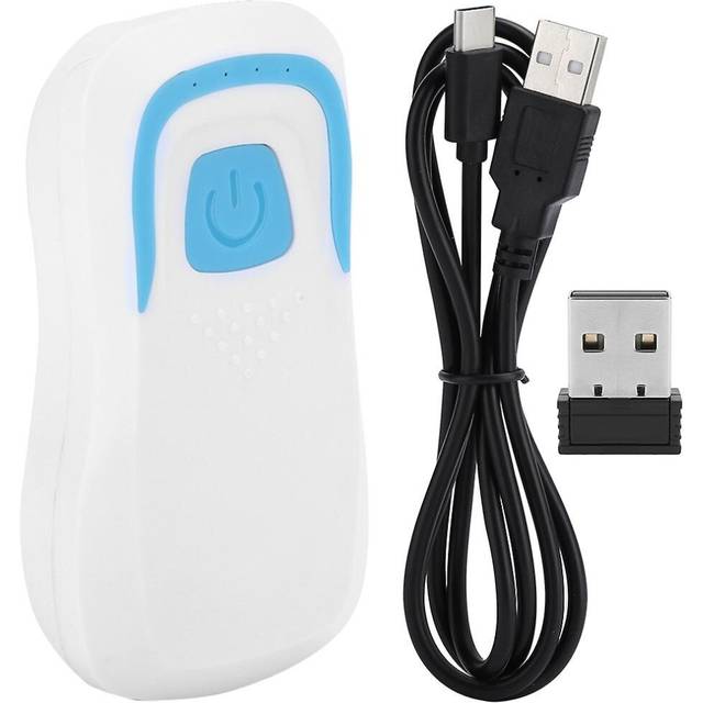 Bar/qr/screen Code Scanner 2.4g Wireless Multifunction Express Ic Card Rfid Reader Scanning Devicewhite