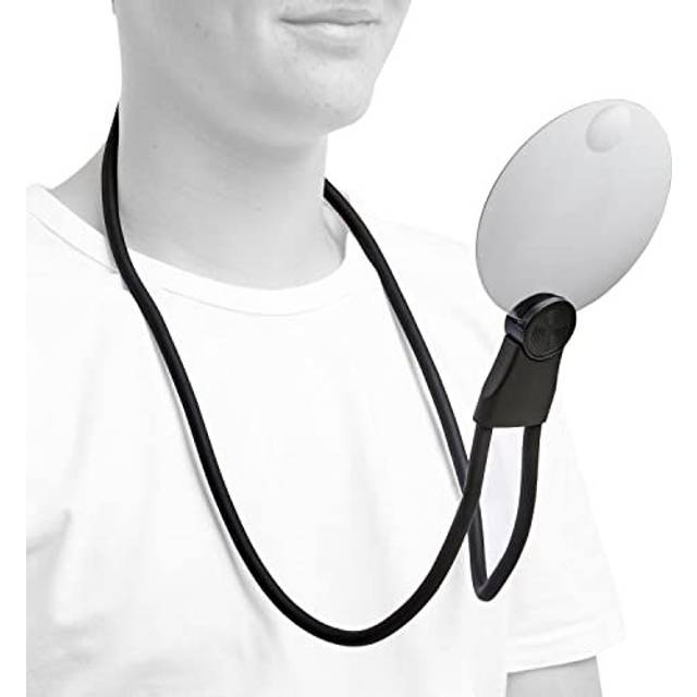 3-in-1 magnifying glass magnifier neck cord hands free desk magnifier with stand handheld magnifier optical magnification to 200% or 400%