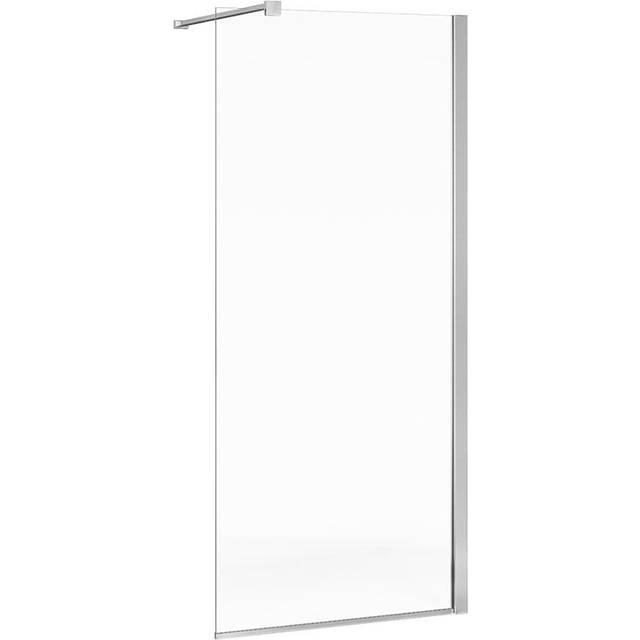 Gustavsberg Square Duschvägg klarglas, blankpolerad profil 100 cm