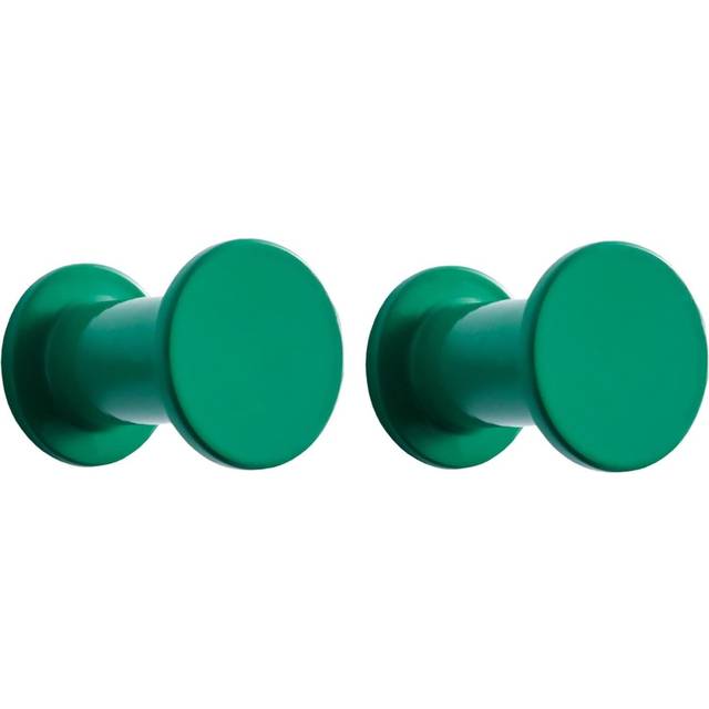 HAY Bolt hook 2-pack Ø2.8 cm Green