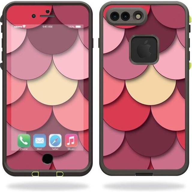 MightySkins LIFIP7PL-Pink Scales Skin for Lifeproof Fre iPhone 7 Plus Case Wrap Cover Sticker - Pink Scales