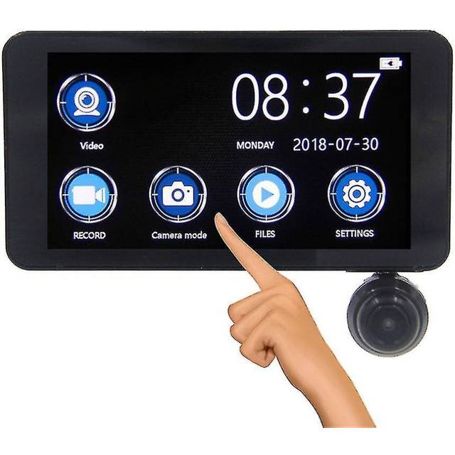Car Recorder 2 Lens 360 Degree Rotation Front Rear Integrated Double 1080p Three-way Camera Car Driving Recorder Dfdf